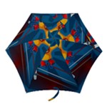 Cinco De Mayo Luchador Mini Folding Umbrella