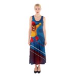 Cinco De Mayo Luchador Sleeveless Maxi Dress