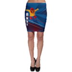 Cinco De Mayo Luchador Bodycon Skirt