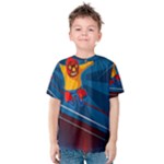 Cinco De Mayo Luchador Kids  Cotton Tee