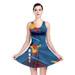 Cinco De Mayo Luchador Reversible Skater Dress