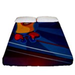 Cinco De Mayo Luchador Fitted Sheet (Queen Size)