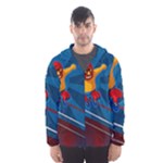 Cinco De Mayo Luchador Hooded Wind Breaker (Men)