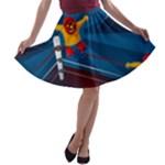 Cinco De Mayo Luchador A-line Skater Skirt