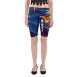 Cinco De Mayo Luchador Yoga Cropped Leggings