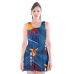 Cinco De Mayo Luchador Scoop Neck Skater Dress