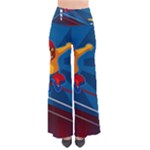 Cinco De Mayo Luchador Women s Chic Palazzo Pants 