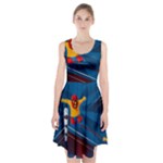 Cinco De Mayo Luchador Racerback Midi Dress