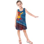 Cinco De Mayo Luchador Kids  Sleeveless Dress