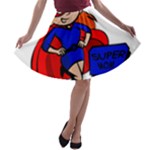 Redhead Super Mom A-line Skater Skirt