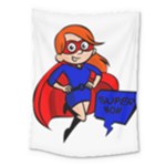 Redhead Super Mom Medium Tapestry