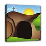 christ tomb Mini Canvas 8  x 8  (Stretched)