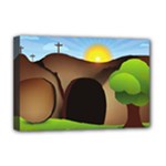 christ tomb Deluxe Canvas 18  x 12  (Stretched)