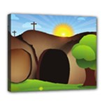 christ tomb Deluxe Canvas 24  x 20  (Stretched)