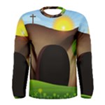 christ tomb Men s Long Sleeve Tee