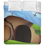 christ tomb Duvet Cover Double Side (California King Size)