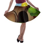 christ tomb A-line Skater Skirt