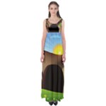 christ tomb Empire Waist Maxi Dress