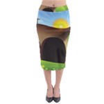 christ tomb Midi Pencil Skirt