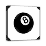 Emoji Eight Ball Mini Canvas 6  x 6  (Stretched)