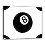 Emoji Eight Ball Canvas 20  x 16  (Stretched)