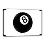 Emoji Eight Ball Canvas 18  x 12  (Stretched)