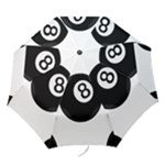 Emoji Eight Ball Folding Umbrella