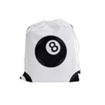 Emoji Eight Ball Drawstring Pouch (Large)