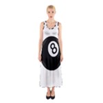 Emoji Eight Ball Sleeveless Maxi Dress