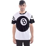 Emoji Eight Ball Men s Sport Mesh Tee