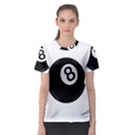 Emoji Eight Ball Women s Sport Mesh Tee