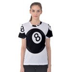 Emoji Eight Ball Women s Cotton Tee