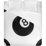 Emoji Eight Ball Duvet Cover (California King Size)