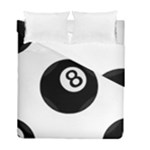 Emoji Eight Ball Duvet Cover Double Side (Full/ Double Size)