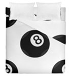 Emoji Eight Ball Duvet Cover Double Side (Queen Size)