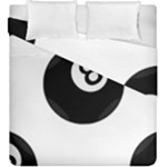 Emoji Eight Ball Duvet Cover Double Side (King Size)