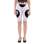 Emoji Eight Ball Yoga Cropped Leggings