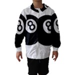 Emoji Eight Ball Hooded Wind Breaker (Kids)