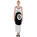 Emoji Eight Ball Fitted Maxi Dress