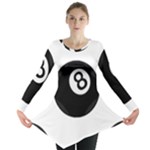 Emoji Eight Ball Long Sleeve Tunic 