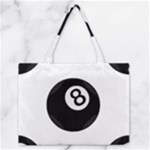 Emoji Eight Ball Medium Zipper Tote Bag