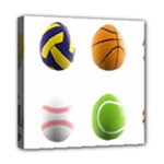 sports easter eggs Mini Canvas 8  x 8  (Stretched)