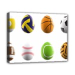 sports easter eggs Canvas 10  x 8  (Stretched)