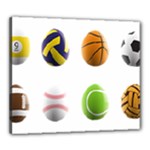 sports easter eggs Canvas 24  x 20  (Stretched)