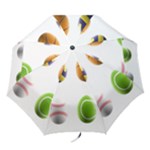 sports easter eggs Folding Umbrella