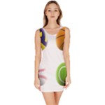 sports easter eggs Bodycon Dress