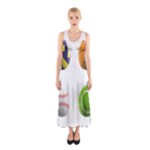 sports easter eggs Sleeveless Maxi Dress