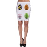 sports easter eggs Bodycon Skirt