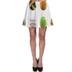 sports easter eggs Skater Skirt