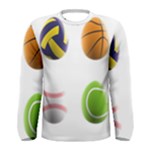 sports easter eggs Men s Long Sleeve Tee